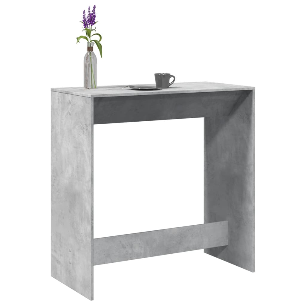 Barski stol boja betona 102 x 50 x 103,5 cm konstruirano drvo