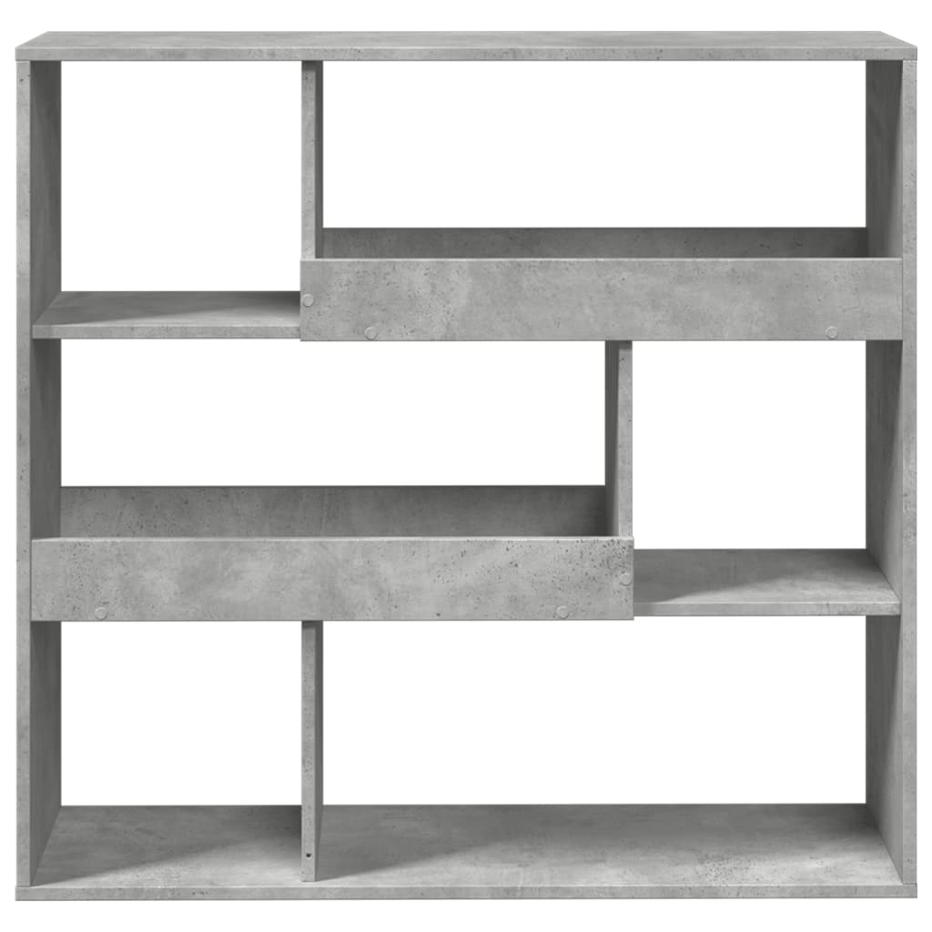 Ormarić za knjige / sobna pregrada boja betona 100x33x94,5 cm