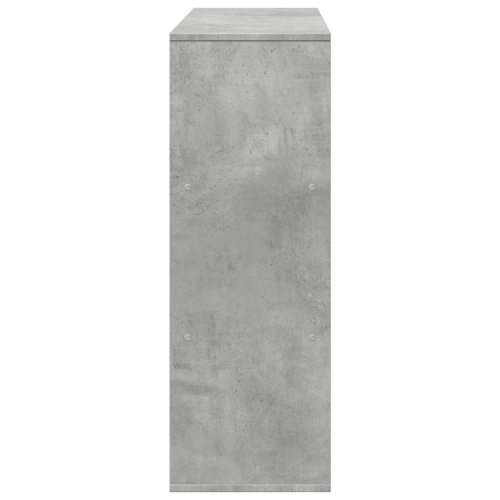 Ormarić za knjige / sobna pregrada boja betona 100x33x94,5 cm
