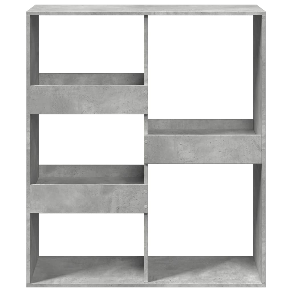 Ormarić za knjige / sobna pregrada boja betona 100x33x115 cm