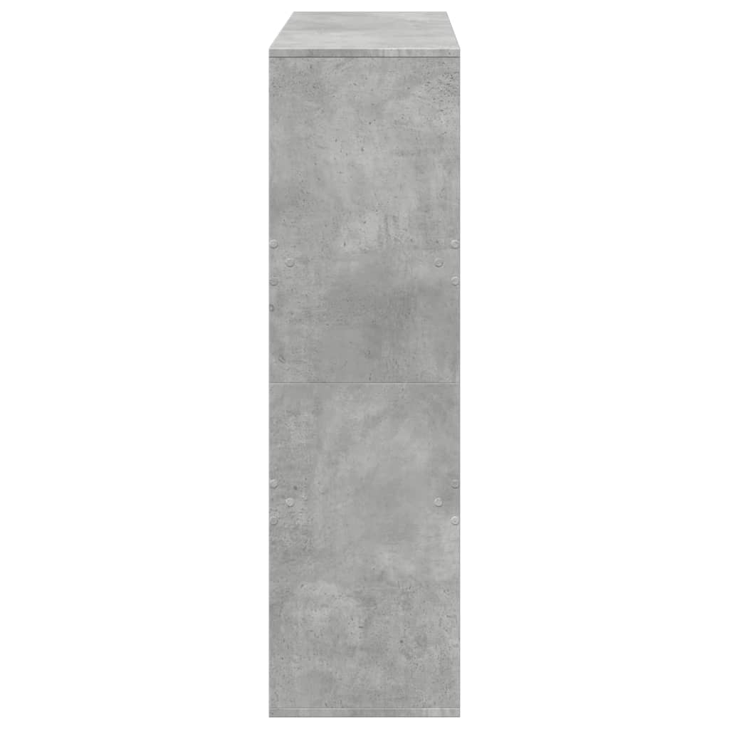 Ormarić za knjige / sobna pregrada boja betona 100x33x115 cm