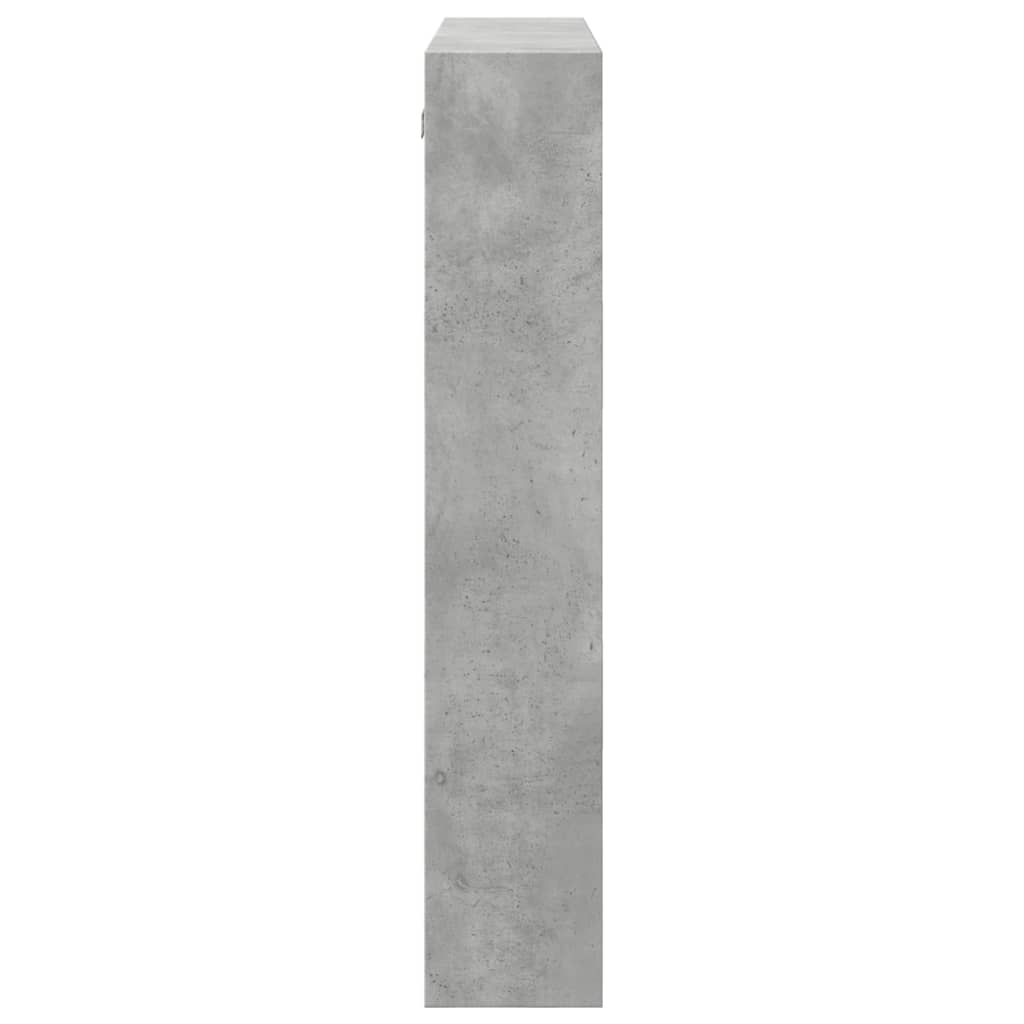 Zidni ormarić boja betona 80x15x80 cm od konstruiranog drva
