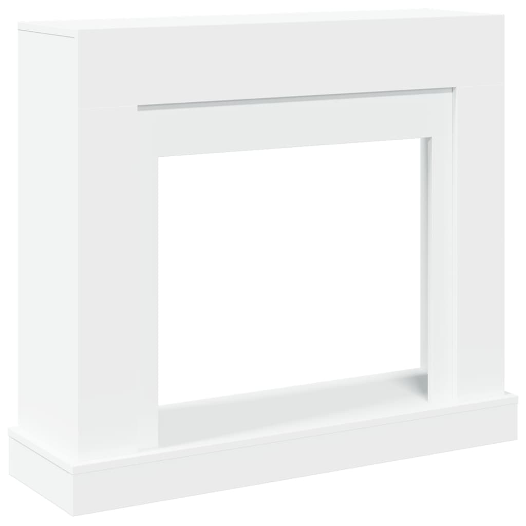 Okvir za kamin bijeli 100 x 30 x 87,5 cm od konstruiranog drva