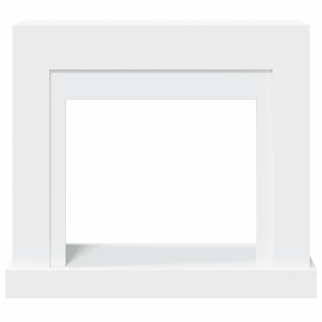 Okvir za kamin bijeli 100 x 30 x 87,5 cm od konstruiranog drva