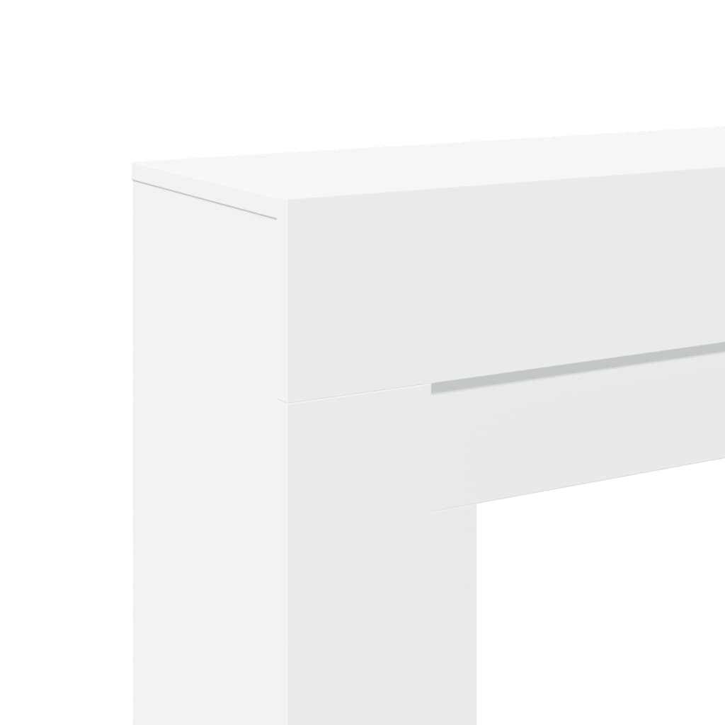 Okvir za kamin bijeli 100 x 30 x 87,5 cm od konstruiranog drva