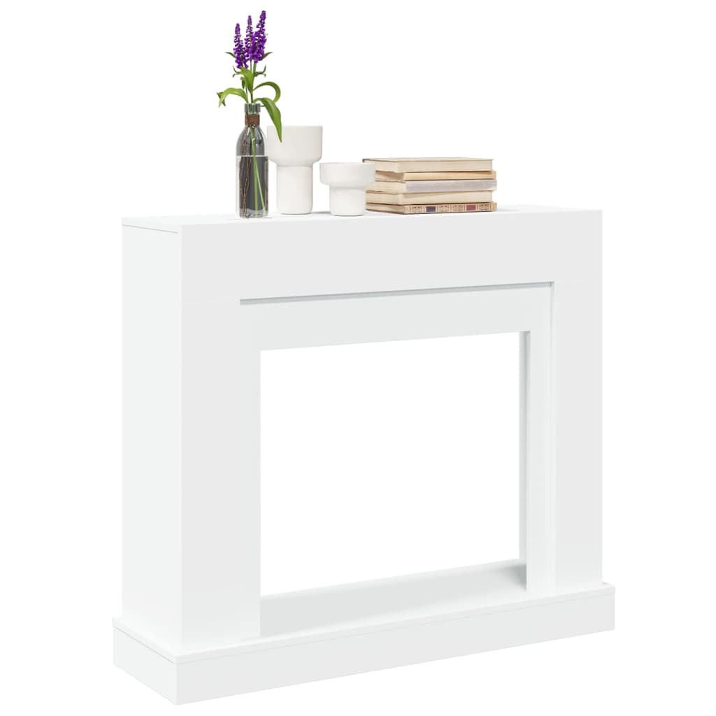 Okvir za kamin bijeli 100 x 30 x 87,5 cm od konstruiranog drva