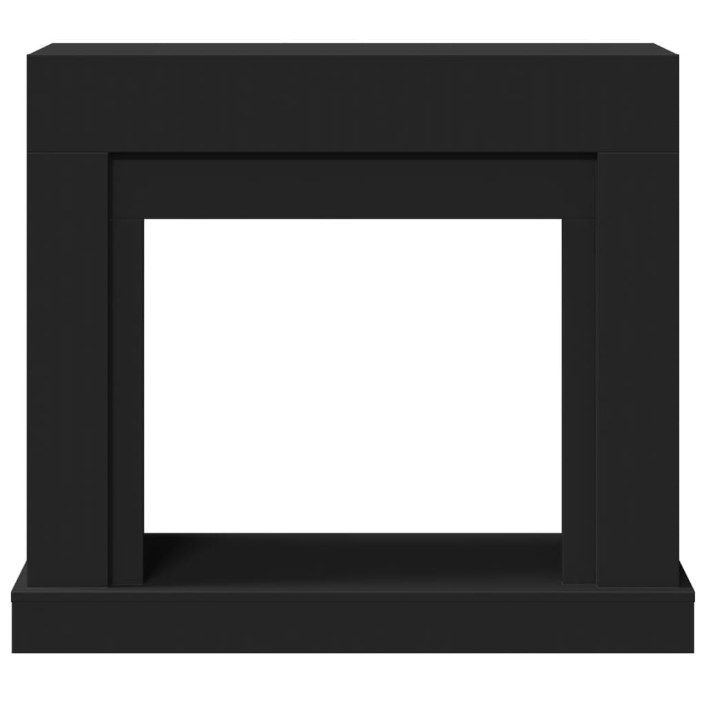 Okvir za kamin crni 100 x 30 x 87,5 cm od konstruiranog drva