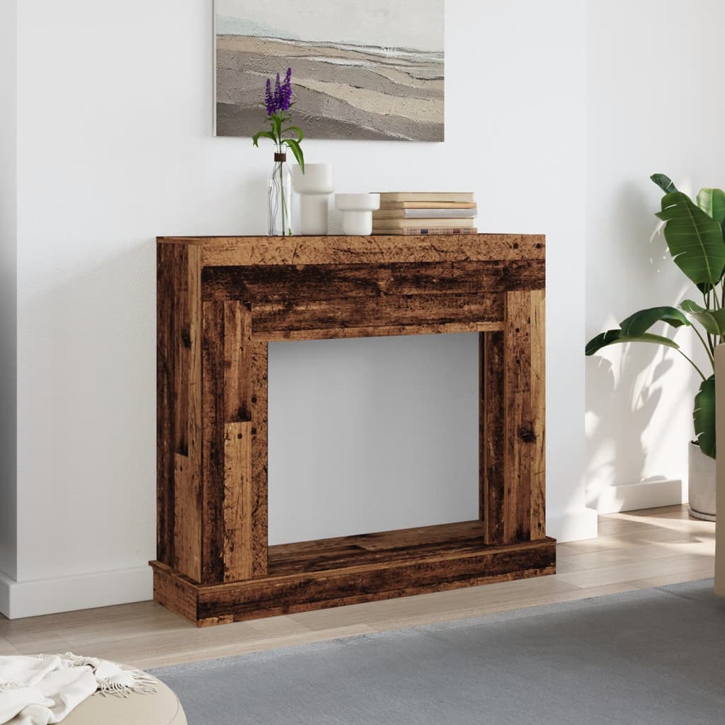 Okvir za kamin boja drva 100x30x87,5 cm od konstruiranog drva