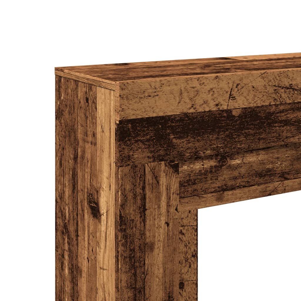 Okvir za kamin boja drva 100x30x87,5 cm od konstruiranog drva