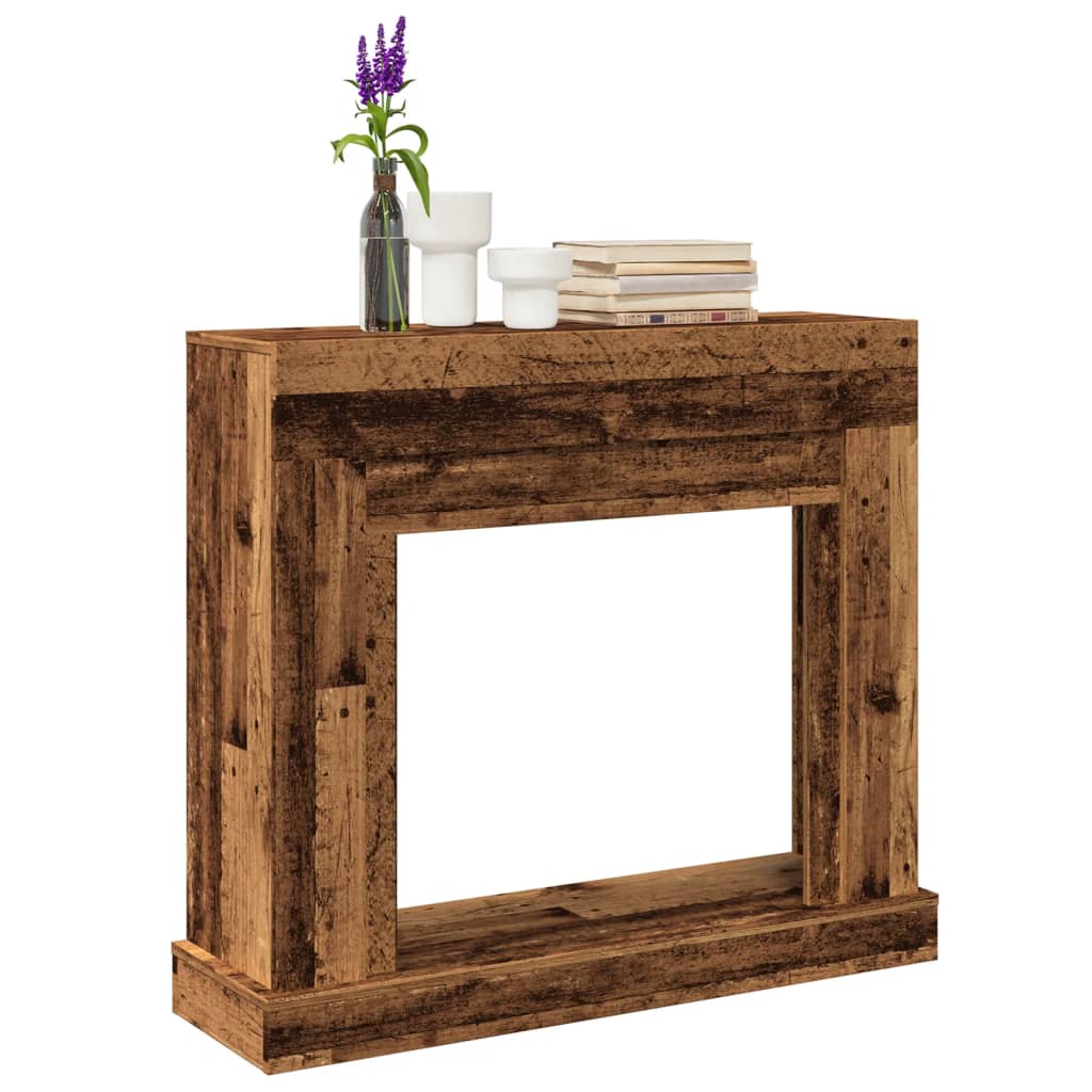 Okvir za kamin boja drva 100x30x87,5 cm od konstruiranog drva