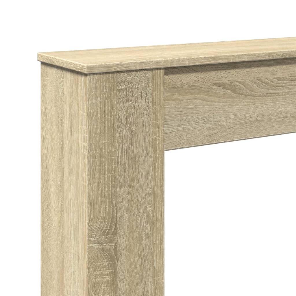Okvir za kamin boja hrasta 100x20x100 cm od konstruiranog drva