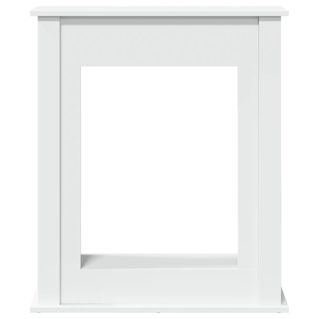 Okvir za kamin bijeli 75 x 20 x 87,5 cm od konstruiranog drva