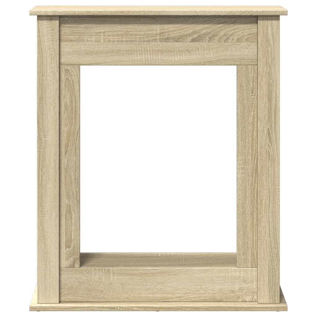 Okvir za kamin boja hrasta 75x20x87,5 cm od konstruiranog drva