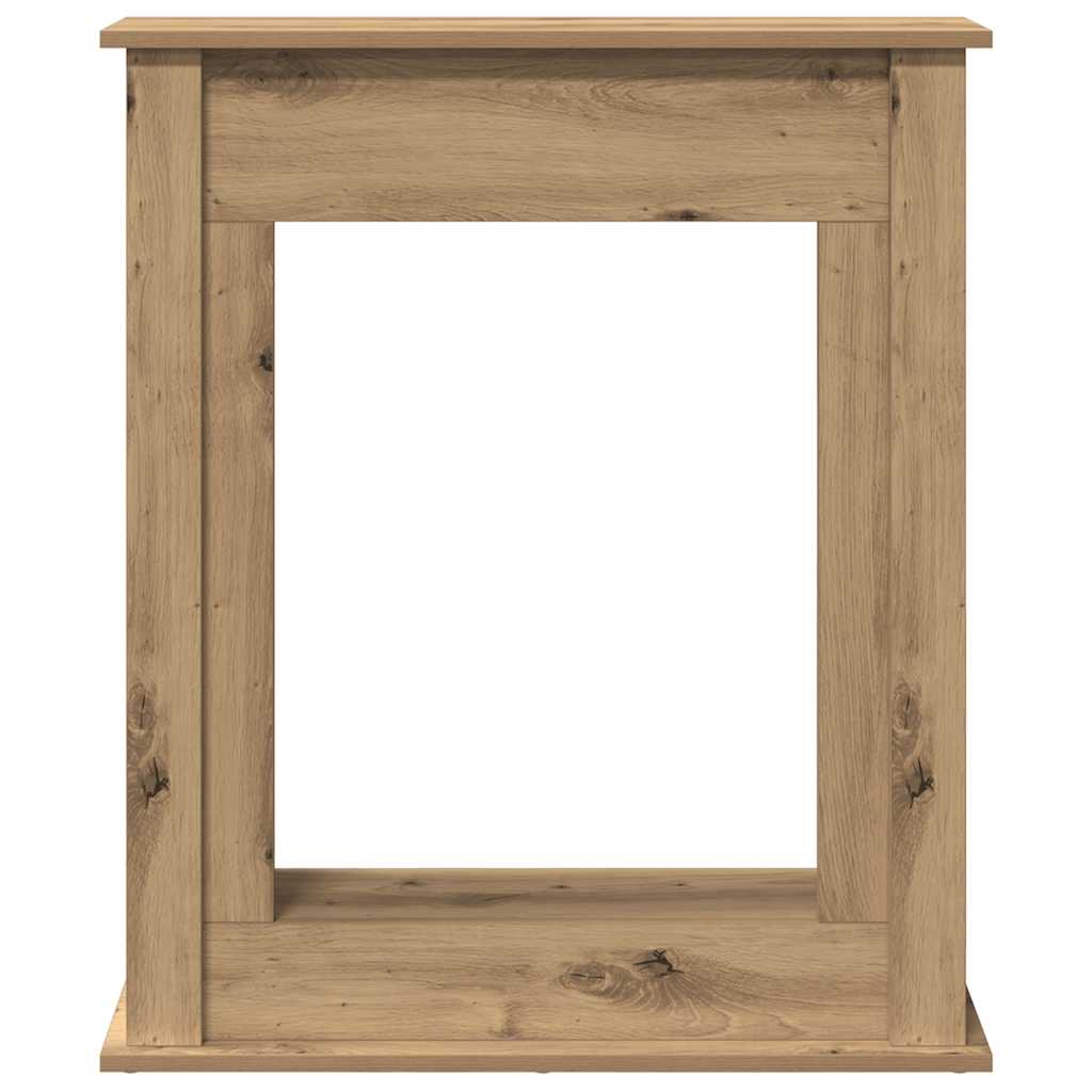 Okvir za kamin boja hrasta 75x20x87,5 cm od konstruiranog drva