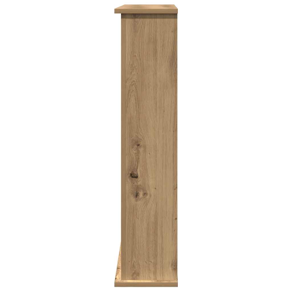 Okvir za kamin boja hrasta 75x20x87,5 cm od konstruiranog drva