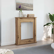 Okvir za kamin boja hrasta 75x20x87,5 cm od konstruiranog drva