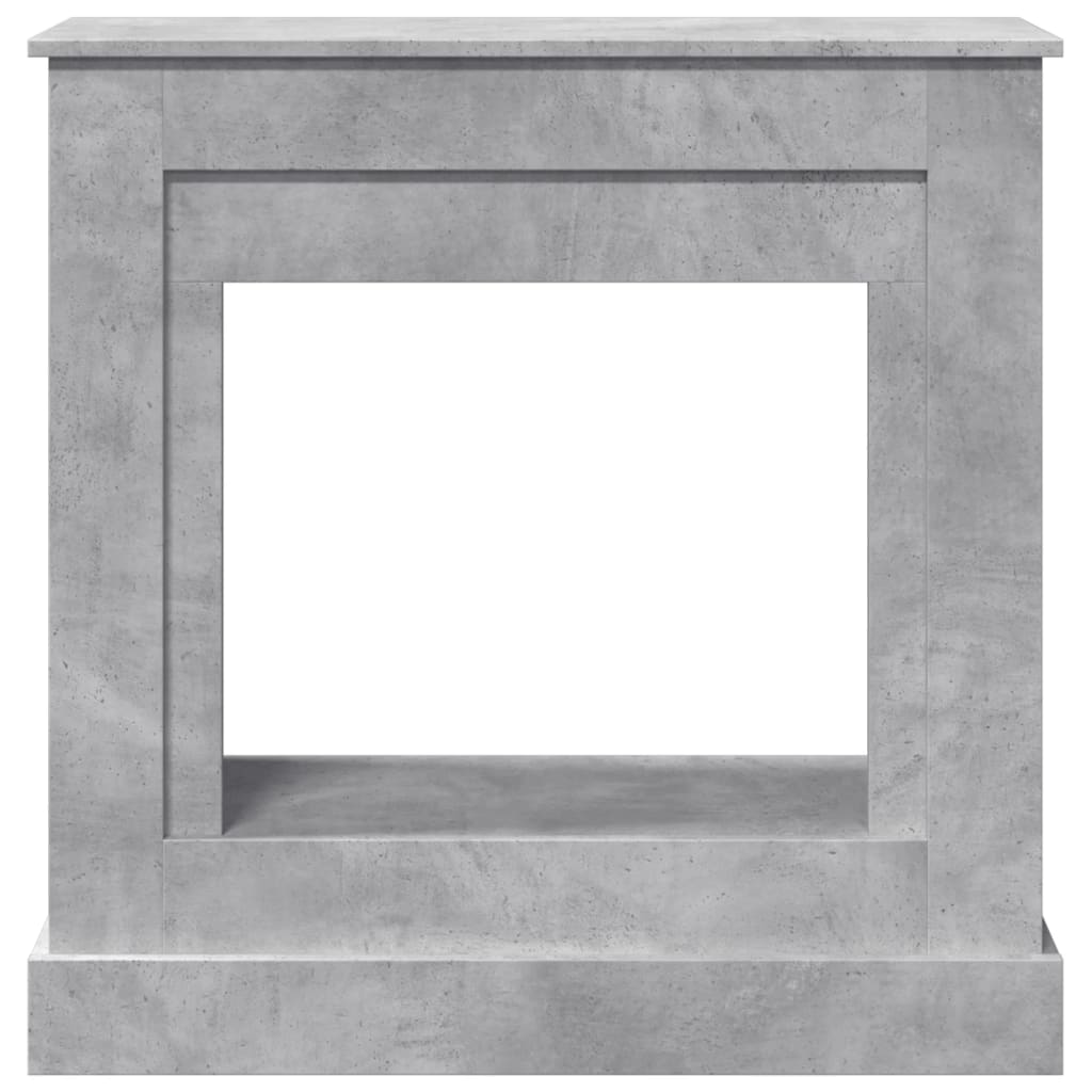 Okvir za kamin boja betona 90x30x90 cm od konstruiranog drva