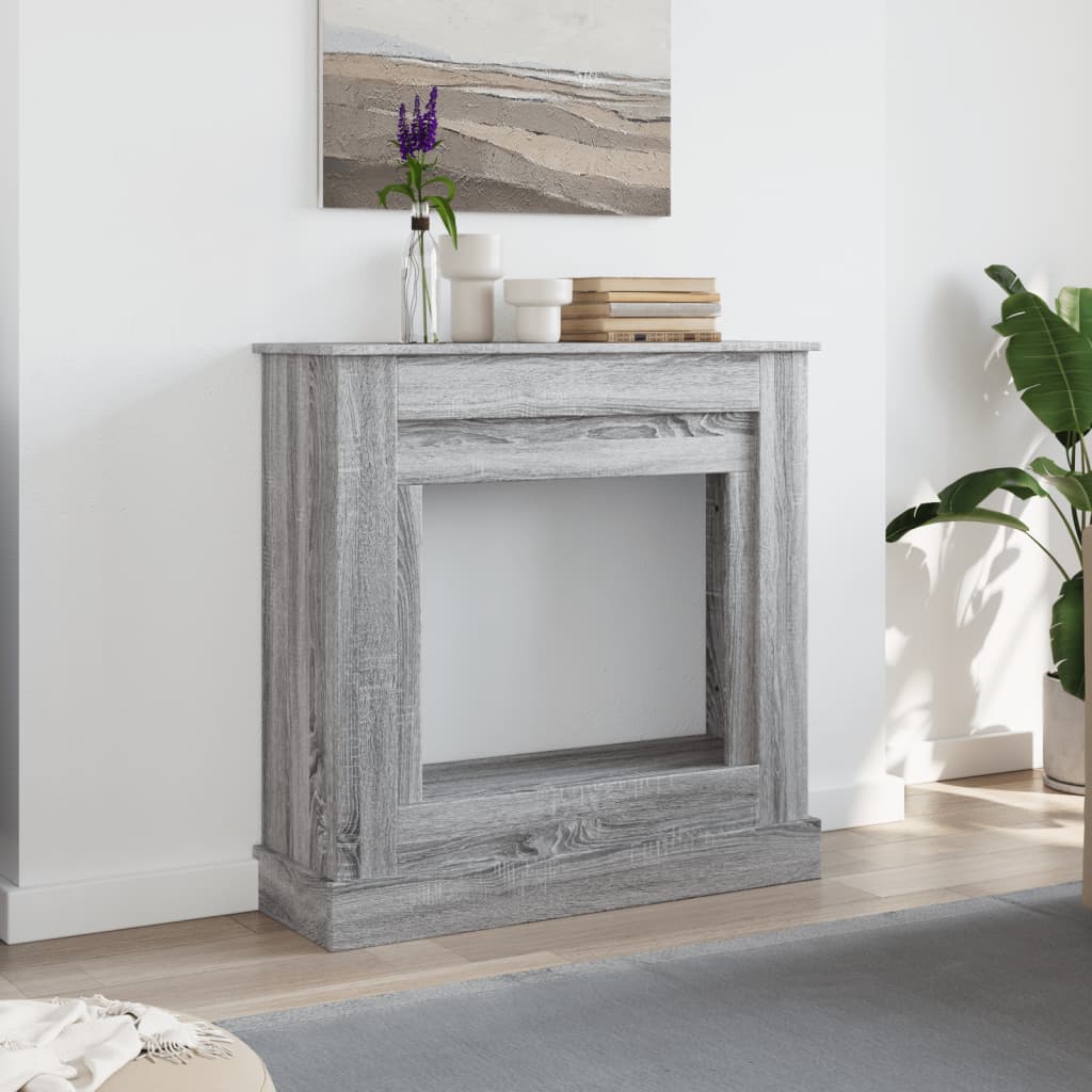 Okvir za kamin boja hrasta 90x30x90 cm od konstruiranog drva