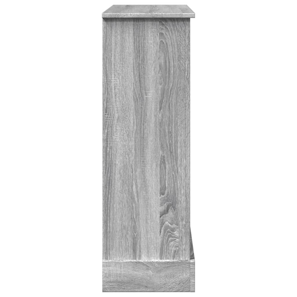 Okvir za kamin boja hrasta 90x30x90 cm od konstruiranog drva