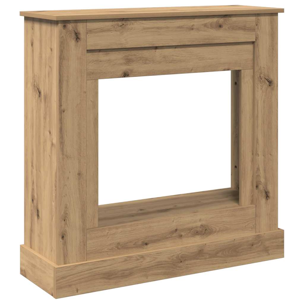 Okvir za kamin boja hrasta 90x30x90 cm od konstruiranog drva