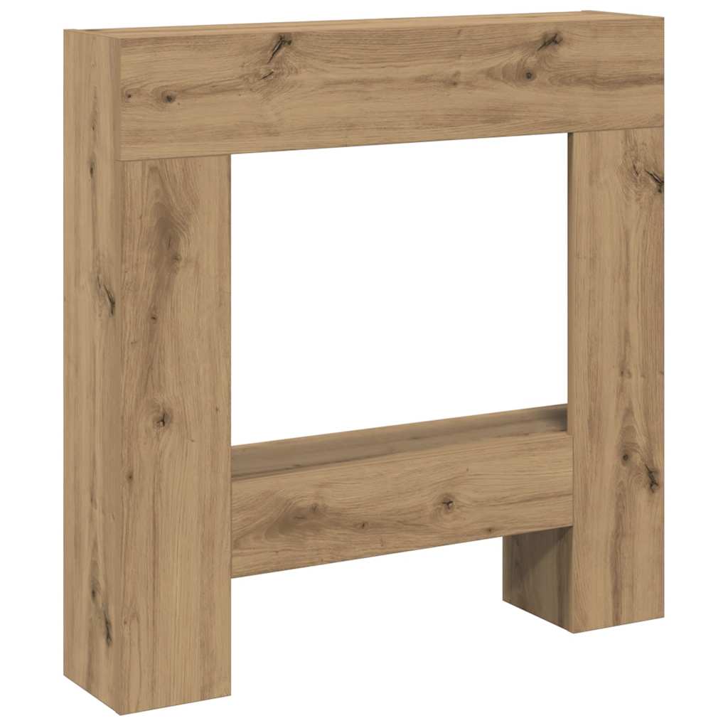 Okvir za kamin boja hrasta 81x18x82 cm od konstruiranog drva