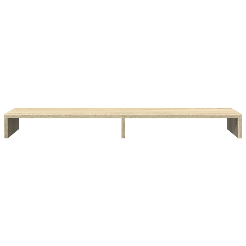 Stalak za monitor boja hrasta 100x27x10 cm konstruirano drvo
