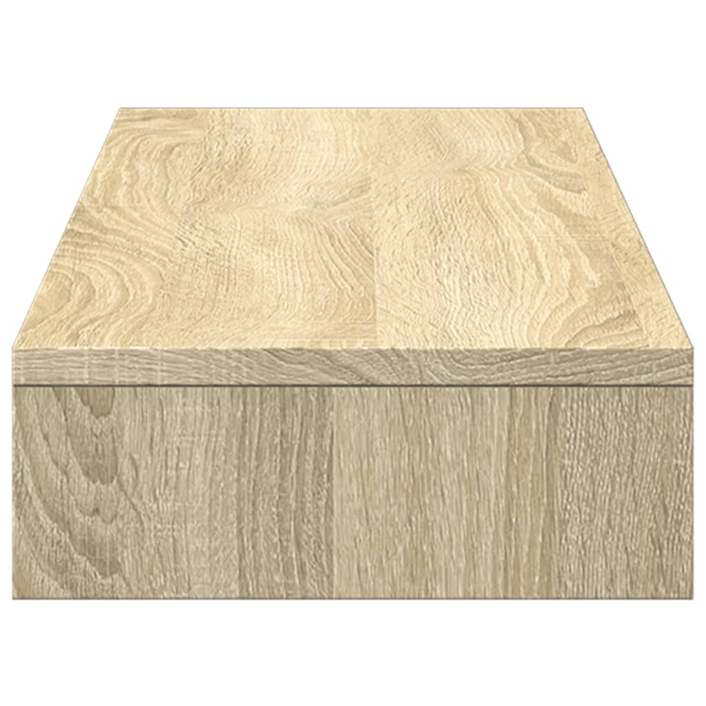 Stalak za monitor boja hrasta 100x27x10 cm konstruirano drvo