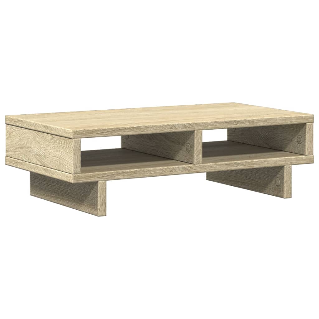 Stalak za monitor boja hrasta 50x27x15 cm konstruirano drvo