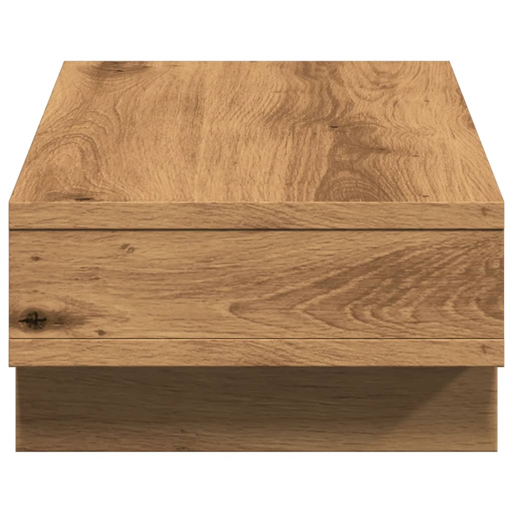 Stalak za monitor boja hrasta 50x27x15 cm konstruirano drvo