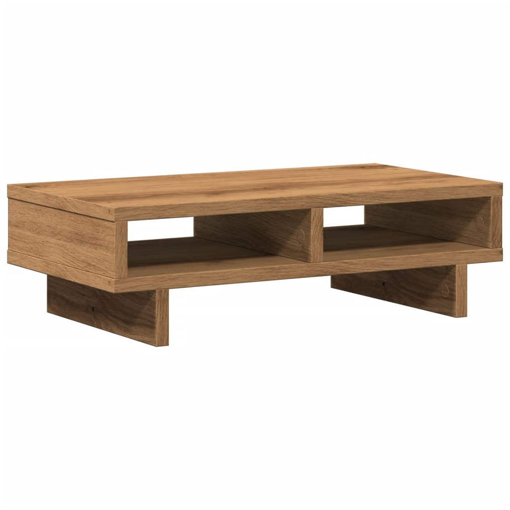 Stalak za monitor boja hrasta 50x27x15 cm konstruirano drvo