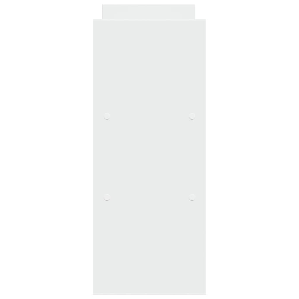 Organizator za stol podesivi bijeli 40 x 17 x 41 cm drveni