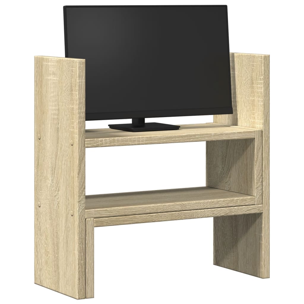 Organizator za stol podesivi boja hrasta 40 x 17 x 41 cm drveni