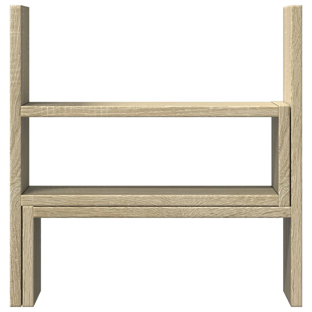 Organizator za stol podesivi boja hrasta 40 x 17 x 41 cm drveni