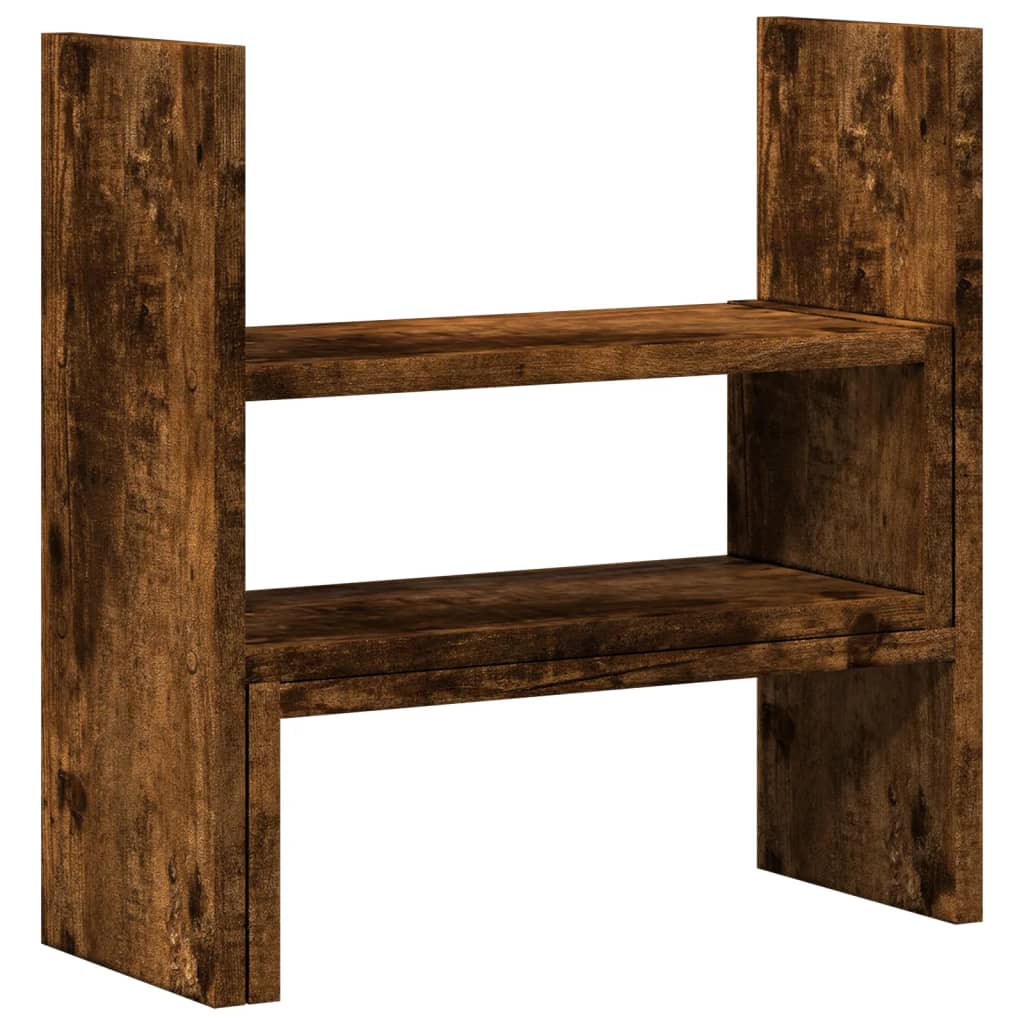Organizator za stol podesivi boja hrasta 40 x 17 x 41 cm drveni