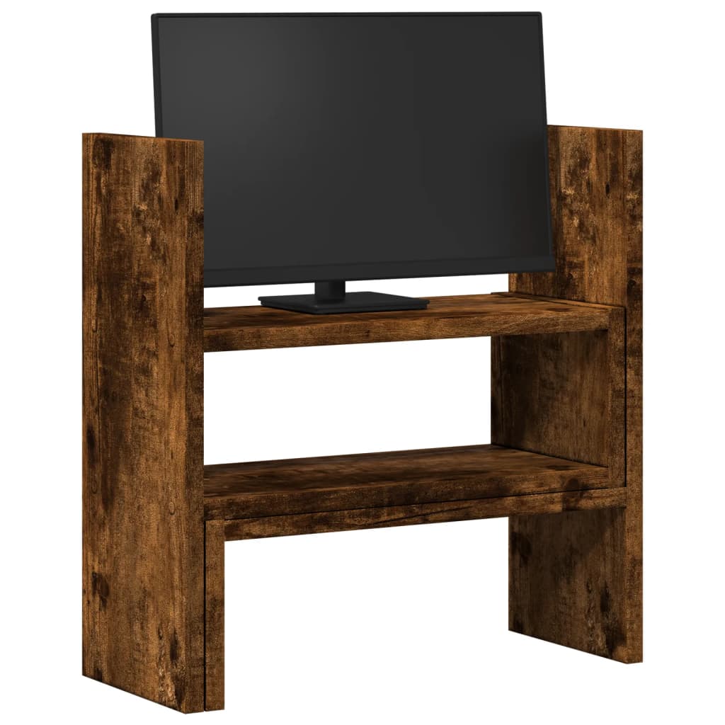 Organizator za stol podesivi boja hrasta 40 x 17 x 41 cm drveni