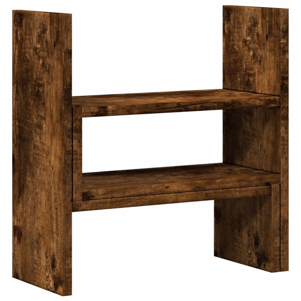 Organizator za stol podesivi boja hrasta 40 x 17 x 41 cm drveni