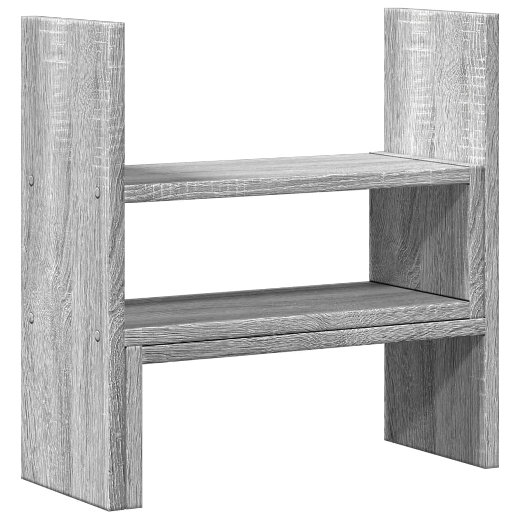 Organizator za stol podesivi boja hrasta 40 x 17 x 41 cm drveni