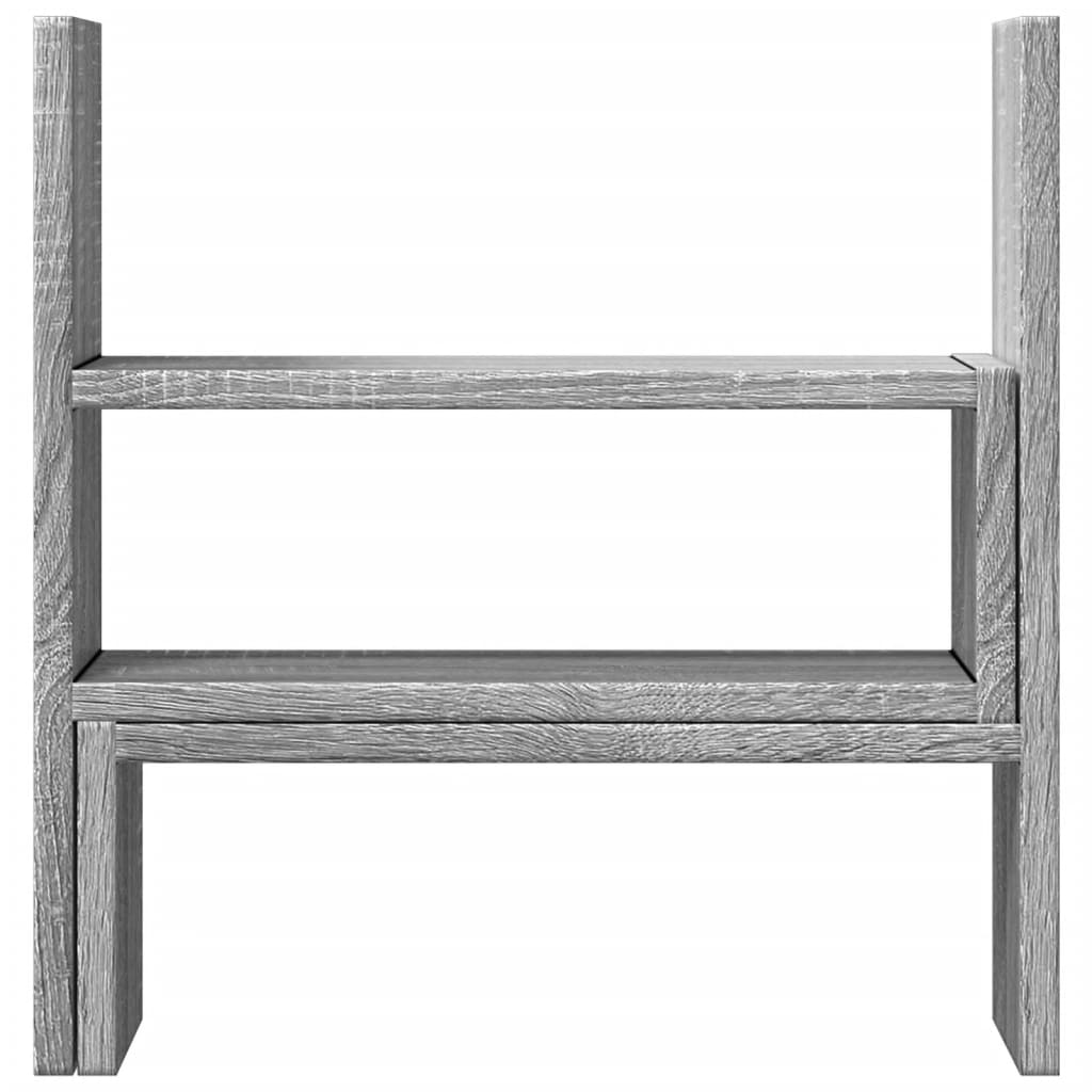 Organizator za stol podesivi boja hrasta 40 x 17 x 41 cm drveni