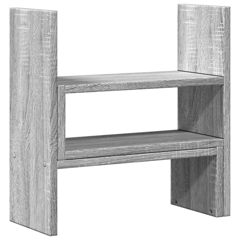 Organizator za stol podesivi boja hrasta 40 x 17 x 41 cm drveni