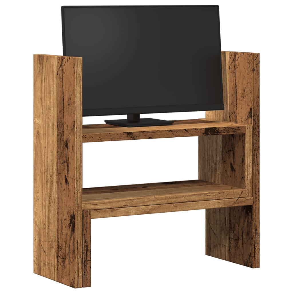 Organizator za stol podesivi boja drva 40 x 17 x 41 cm drveni