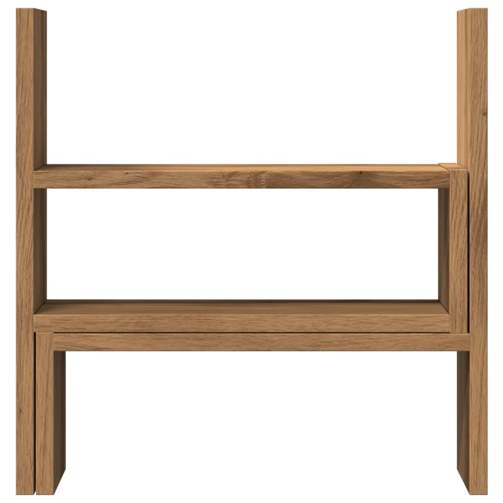 Organizator za stol podesivi boja hrasta 40 x 17 x 41 cm drveni