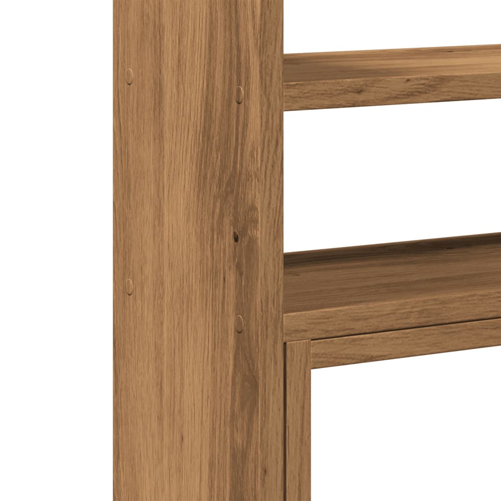 Organizator za stol podesivi boja hrasta 40 x 17 x 41 cm drveni
