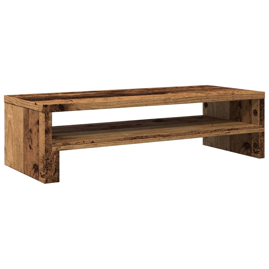 Stalak za monitor boja drva 54x22x15 cm konstruirano drvo