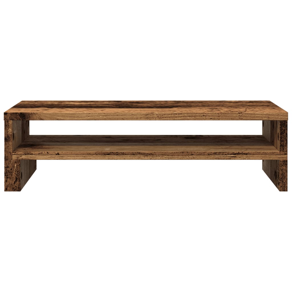 Stalak za monitor boja drva 54x22x15 cm konstruirano drvo