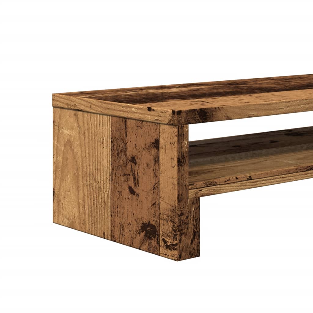 Stalak za monitor boja drva 54x22x15 cm konstruirano drvo