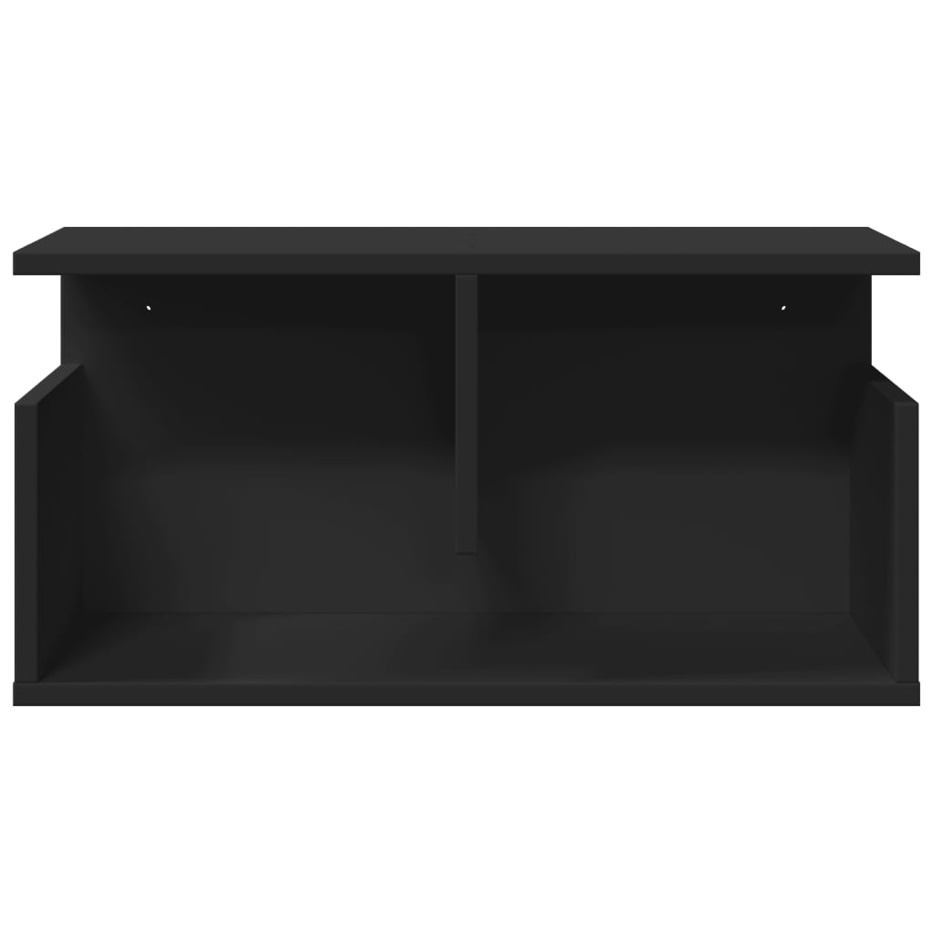 Zidni ormarić 60 x 20 x 30 cm crni od konstruiranog drva