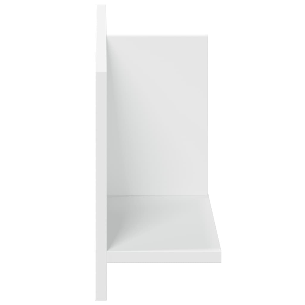 Zidni ormarić bijeli 70x16,5x30 cm od konstruiranog drva