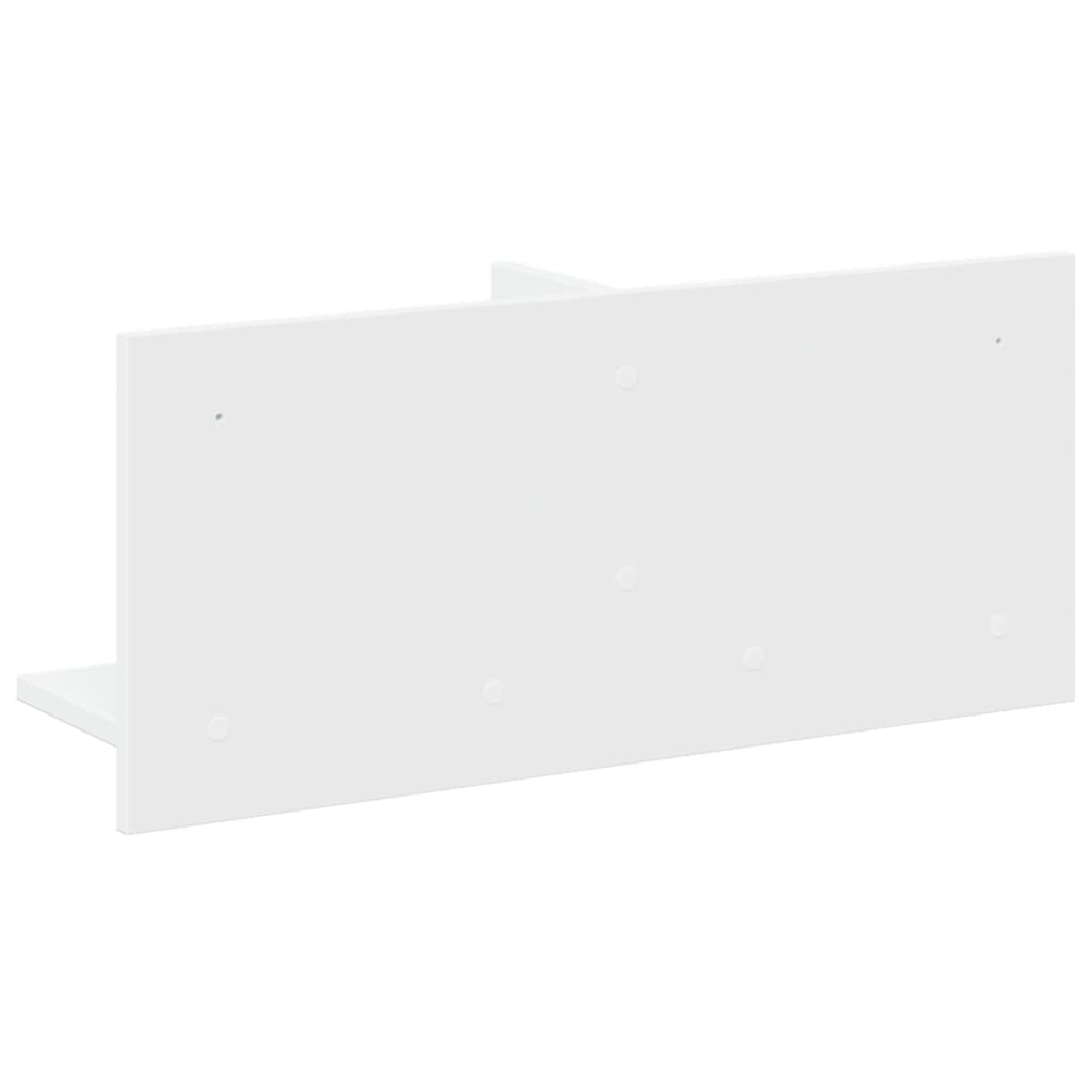 Zidni ormarić bijeli 70x16,5x30 cm od konstruiranog drva