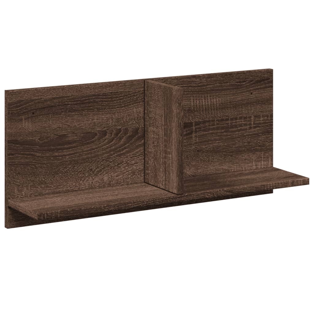 Zidni ormarić 70x16,5x30cm boja smeđeg hrasta konstruirano drvo