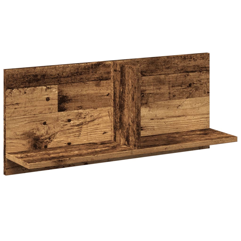 Zidni ormarić boja starog drva 70x16,5x30 cm konstruirano drvo